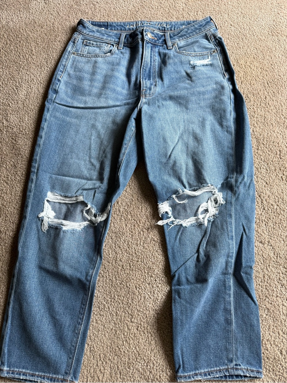 American Eagle ripped jeans